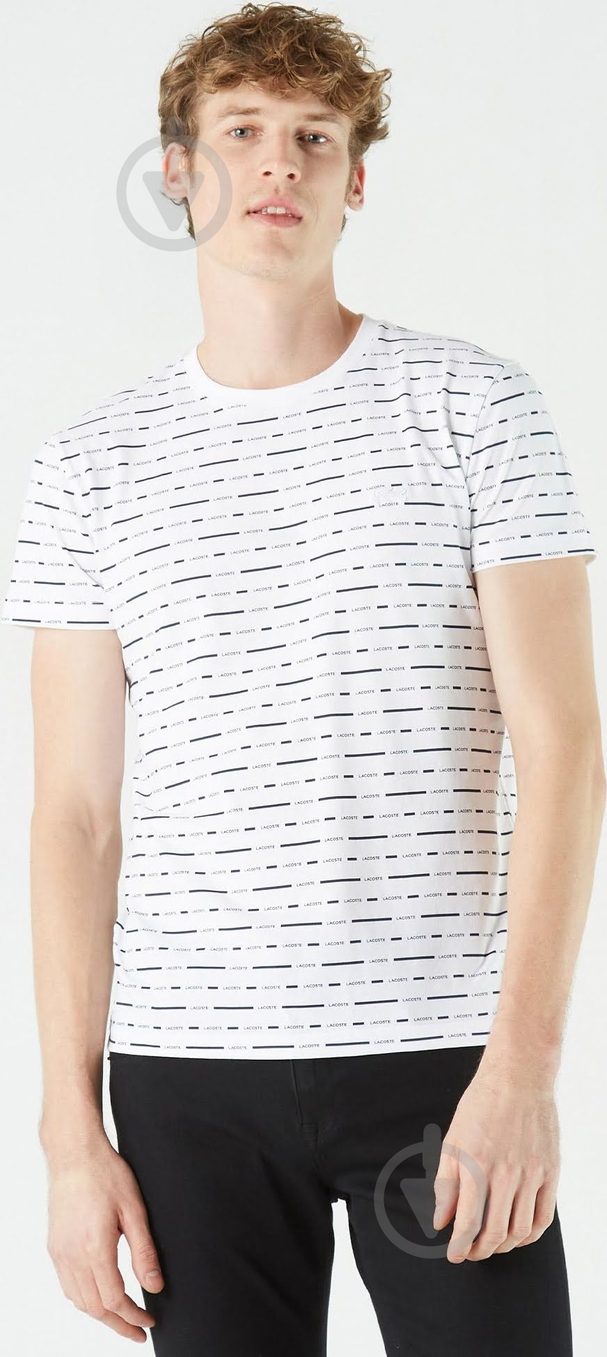 Футболка Lacoste TH0219-19B р.р.2 белый - фото 1