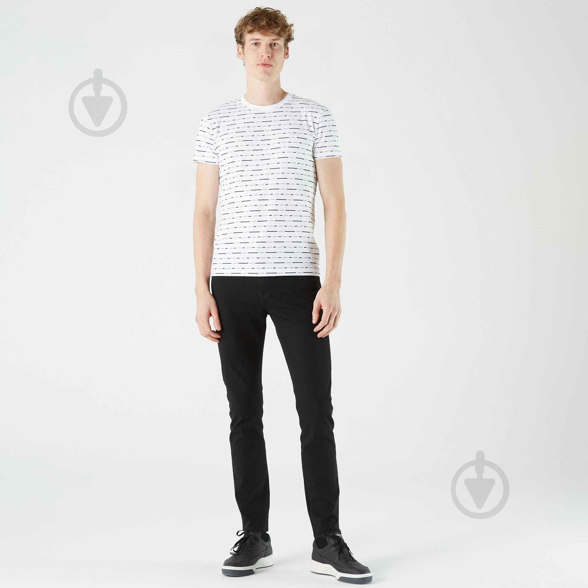 Футболка Lacoste TH0219-19B р.р.2 белый - фото 3