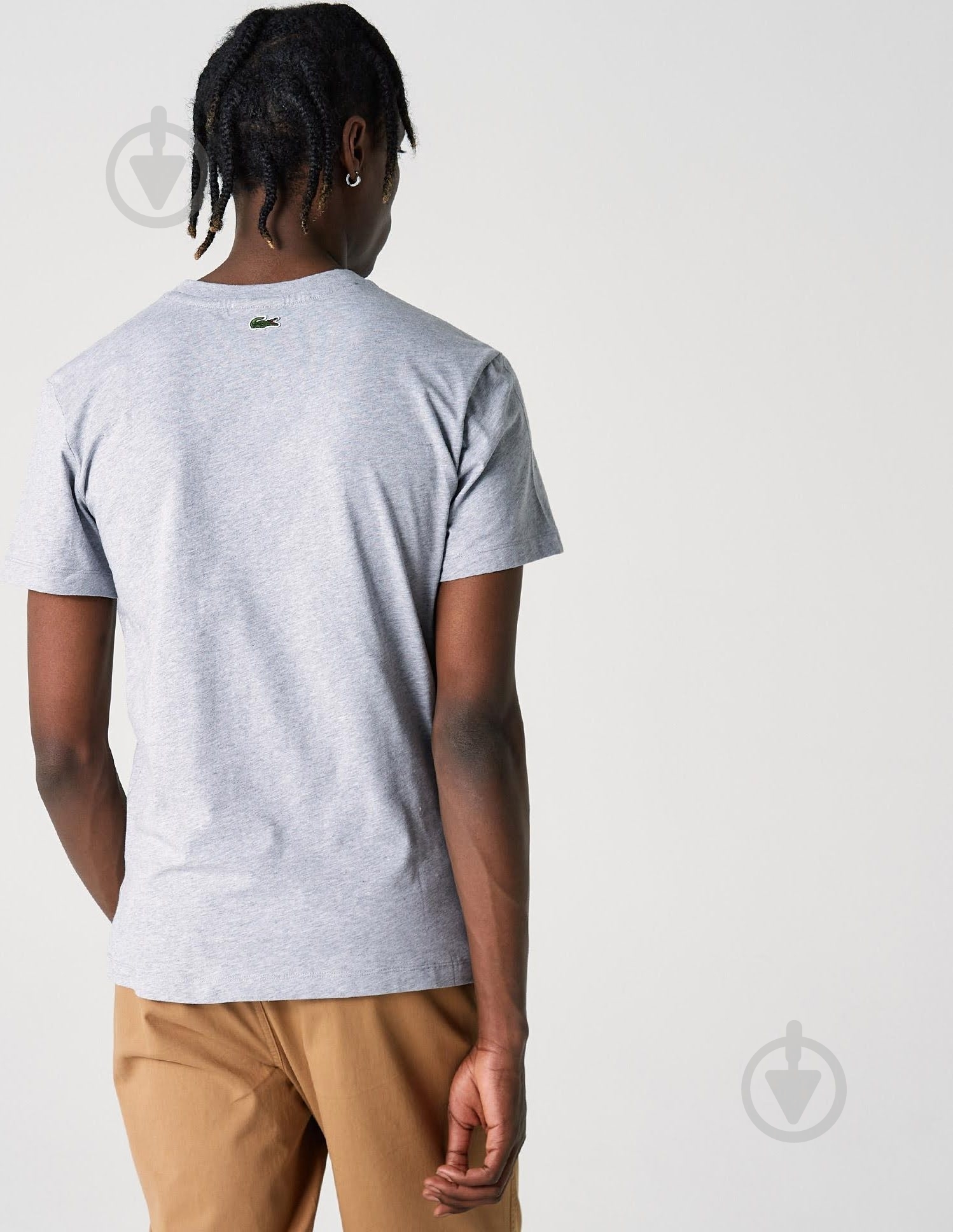Футболка Lacoste TH1228-CCA р.р.2 серый - фото 2 Футболка Lacoste TH1228-CCA р.р.2 серый - фото 2