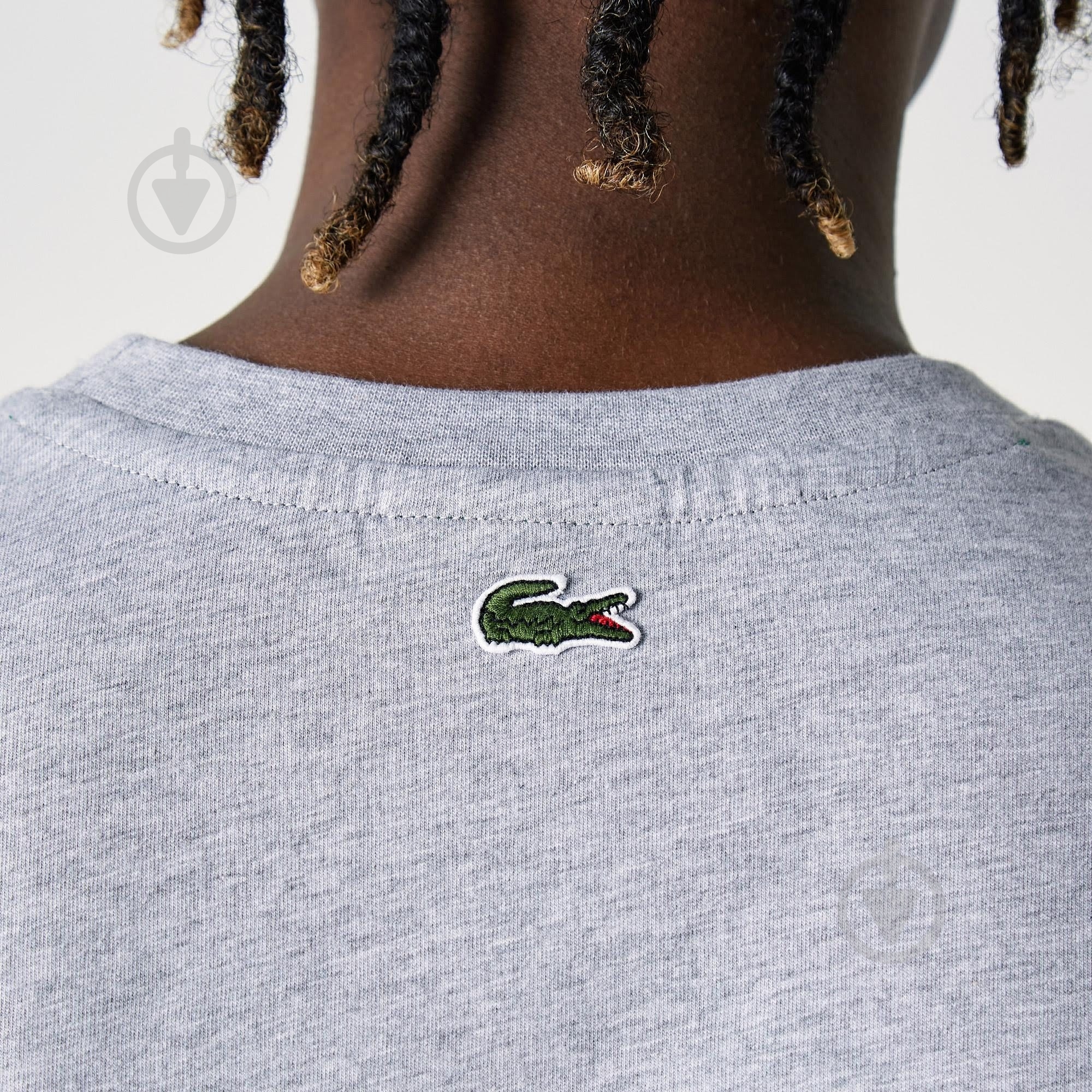 Футболка Lacoste TH1228-CCA р.р.2 серый - фото 5 Футболка Lacoste TH1228-CCA р.р.2 серый - фото 5