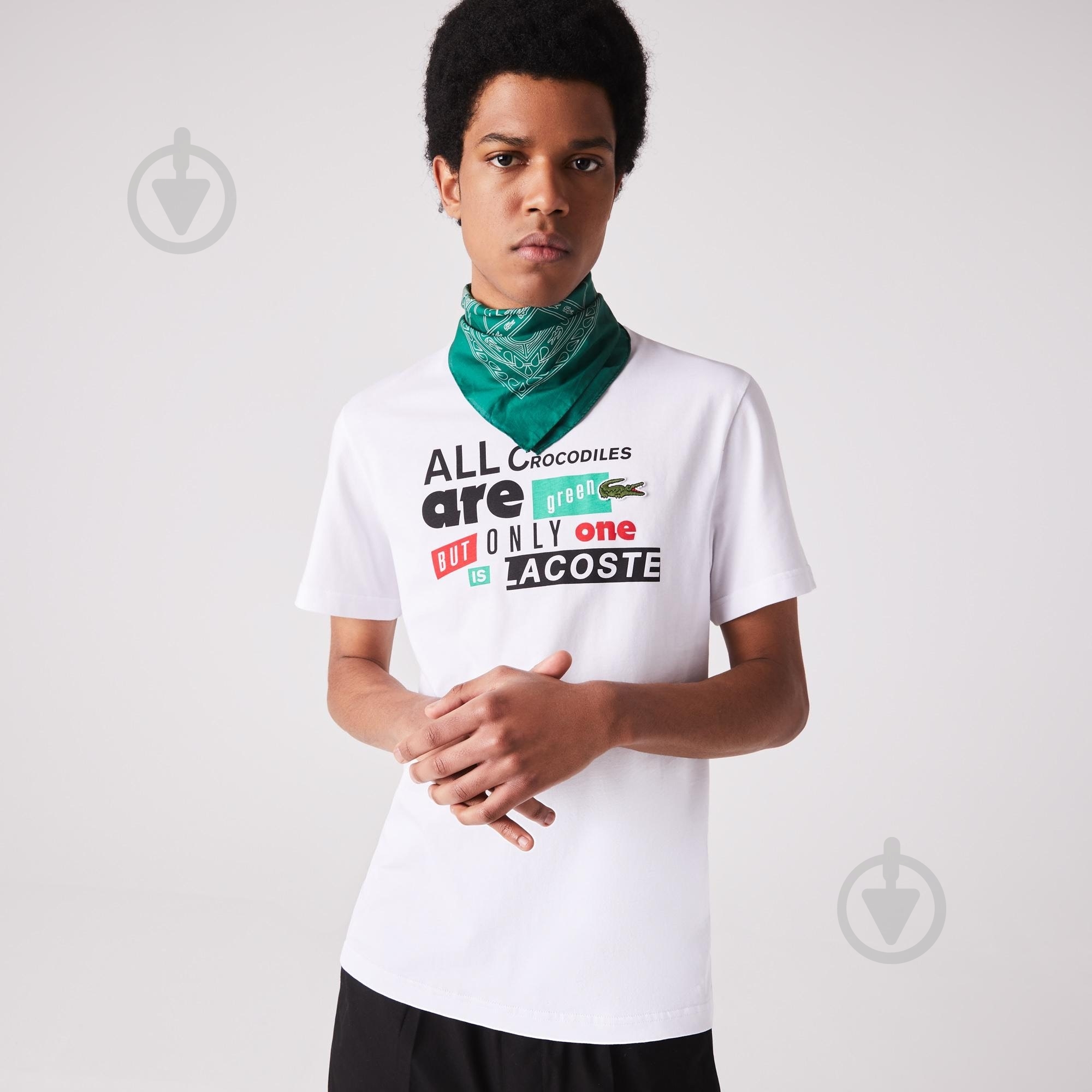 Футболка Lacoste TH1211-001 р.р.2 белый - фото 2
