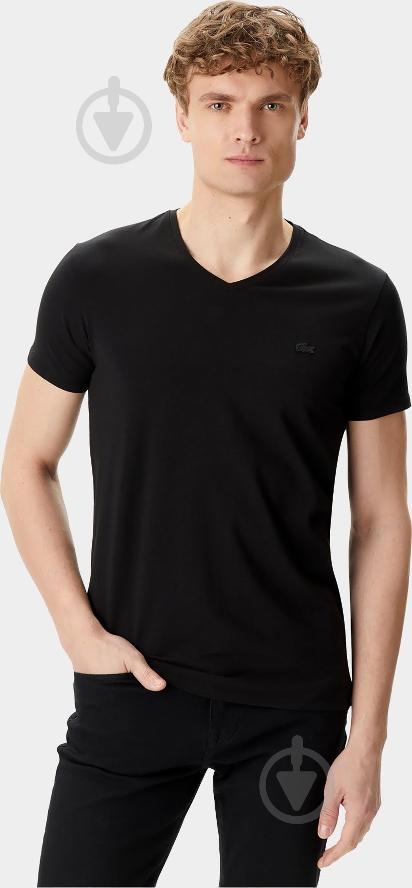 Футболка Lacoste TH0999-031 р.р.2 черный - фото 1