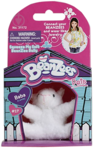 Мягкая игрушка BeanZees Ягненок 5 см разноцветный 31172 - фото 1