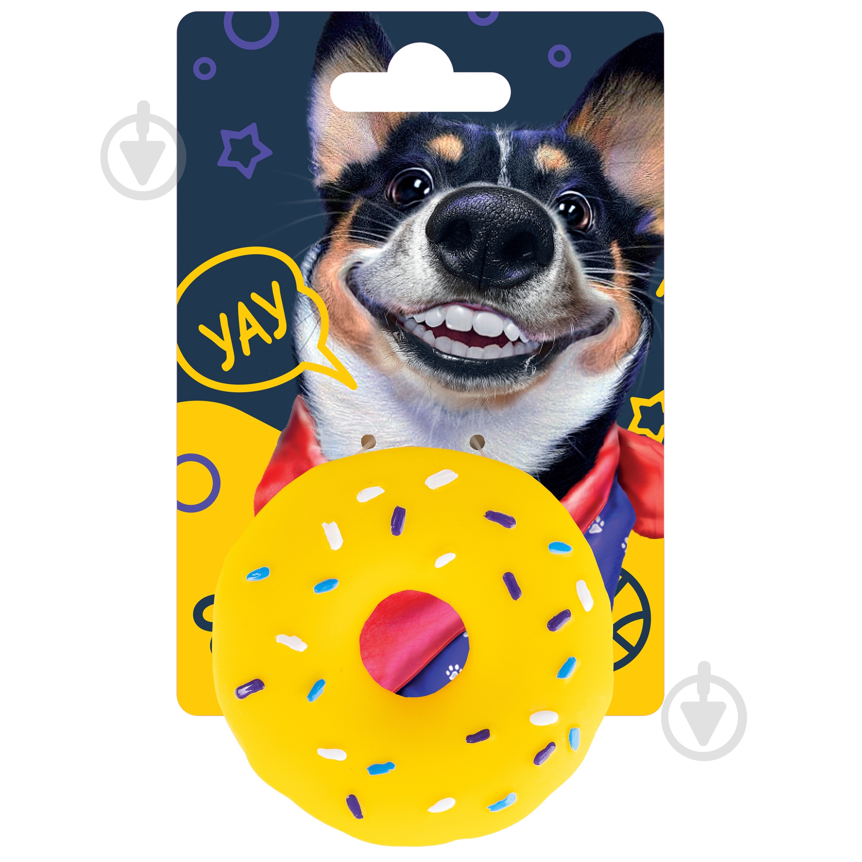 Игрушка для собак DGT-PETS Пончик PET4 - фото 1 Игрушка для собак DGT-PETS Пончик PET4 - фото 1