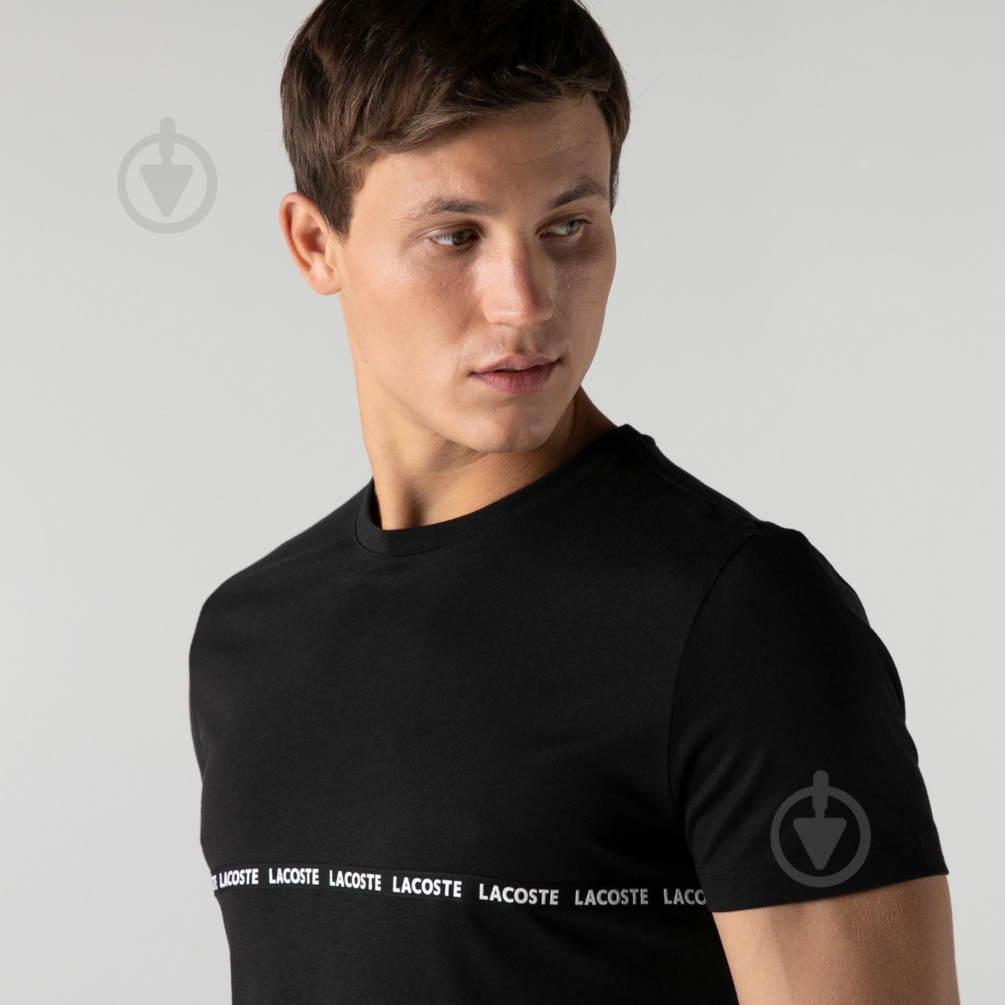 Футболка Lacoste TH2216-16S р.р.2 черный - фото 4 Футболка Lacoste TH2216-16S р.р.2 черный - фото 4