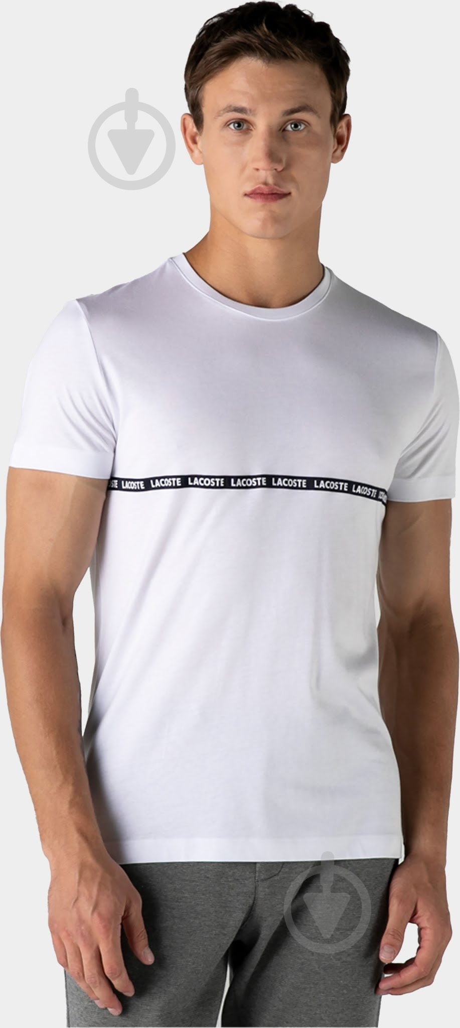 Футболка Lacoste TH2216-16B р.р.2 белый - фото 1