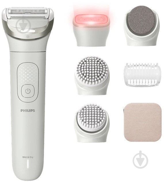 Фотоепілятор Philips Lumea Series 9900 BRI977/00 + Набір для догляду з насадкою Skin LED Series 9900 BRE748/00 — фото 2