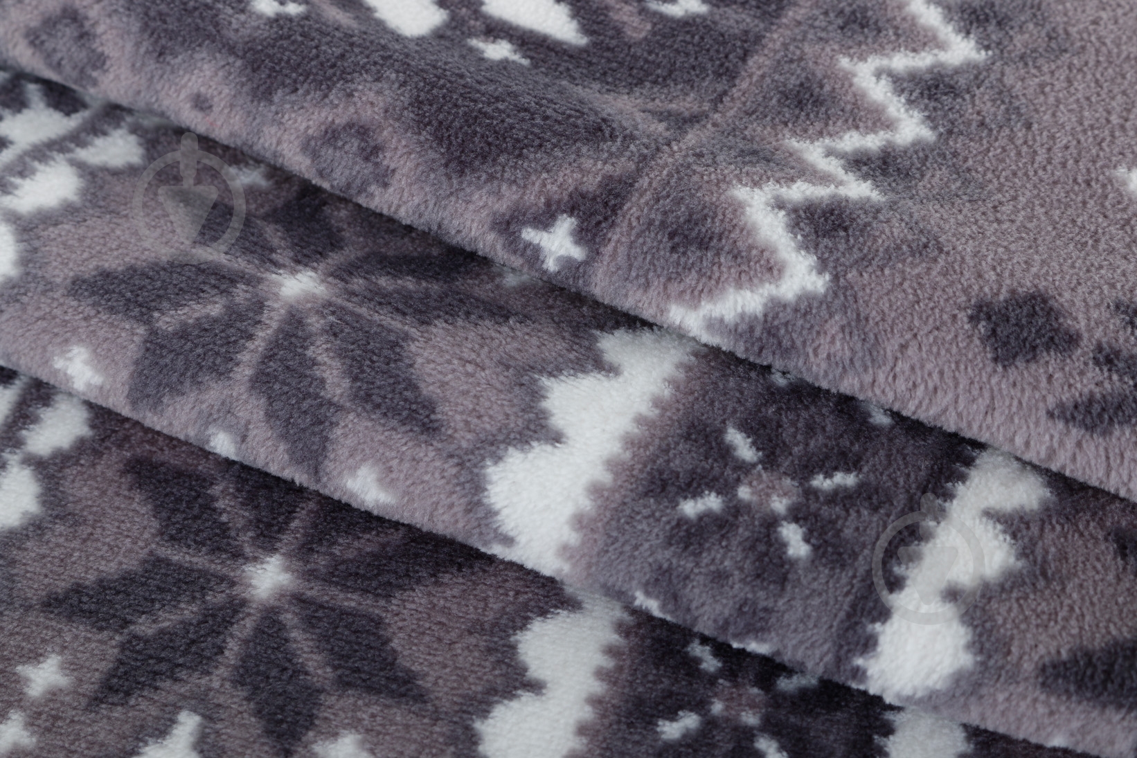 Плед Basic NY Snow-Flakes 150x190 см серый La Nuit - фото 4 Плед Basic NY Snow-Flakes 150x190 см серый La Nuit - фото 4