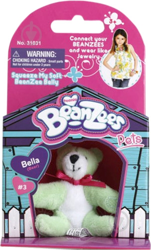 Мягкая игрушка BeanZees Медвежонок 5 см разноцветный 31031 - фото 1