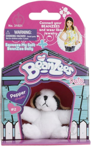 Мягкая игрушка BeanZees Щенок пятнистый 5 см разноцветный 31021 - фото 1