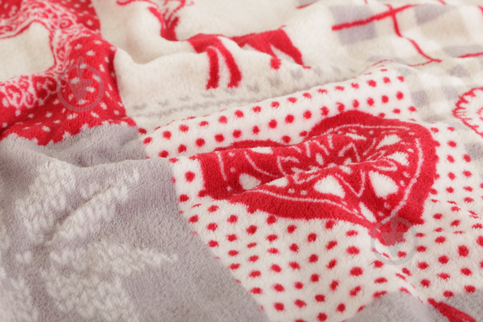 Плед Basic NY Deer 150x190 см бежевий із малюнком La Nuit - фото 3