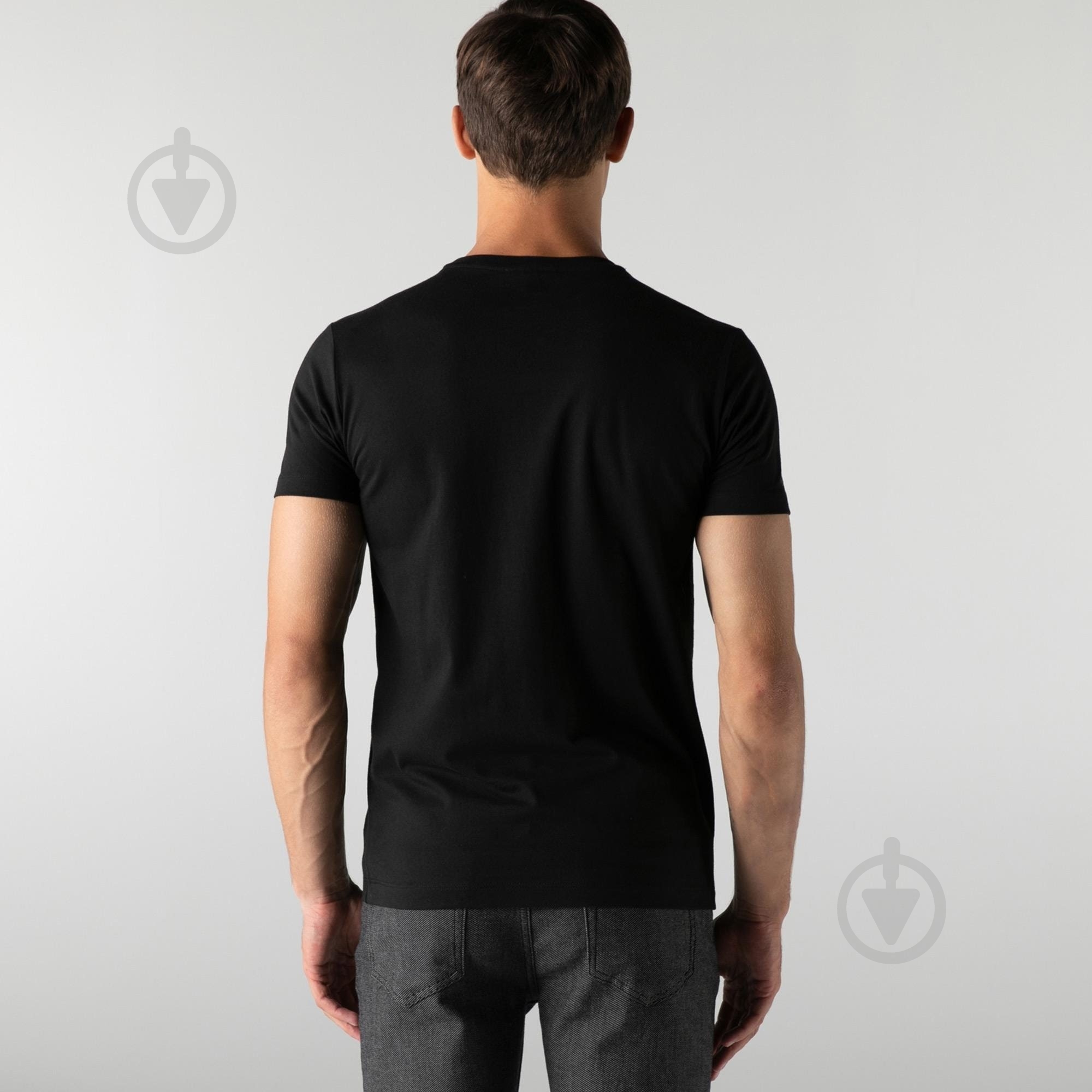 Футболка Lacoste TH2216-16S р.р.3 черный - фото 2 Футболка Lacoste TH2216-16S р.р.3 черный - фото 2
