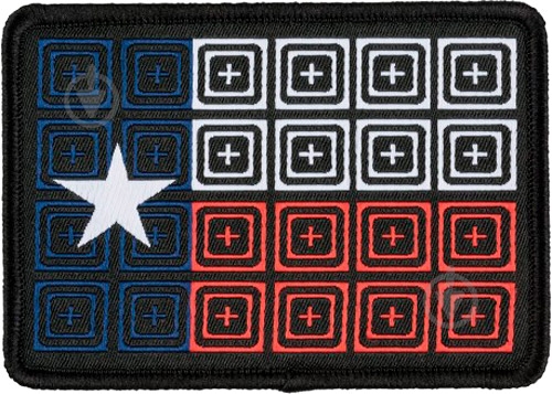 Нашивка 5.11 Tactical Reticle Flag Patch Black 81160-019 - фото 1