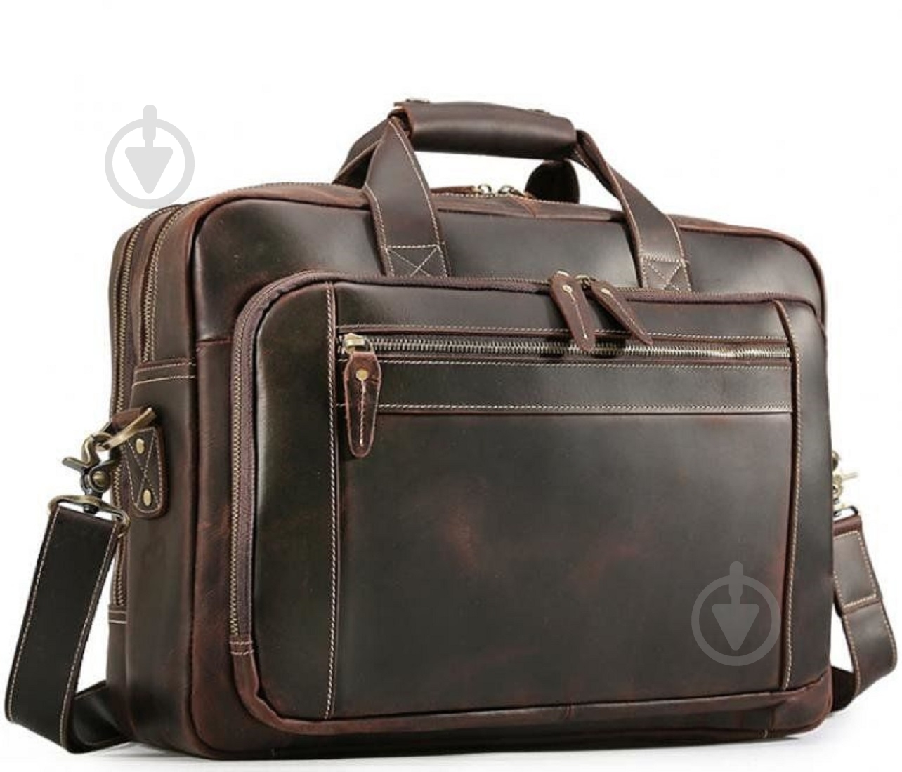 Сумка мужская для документов Tiding Bag 7367R коричневый - фото 1