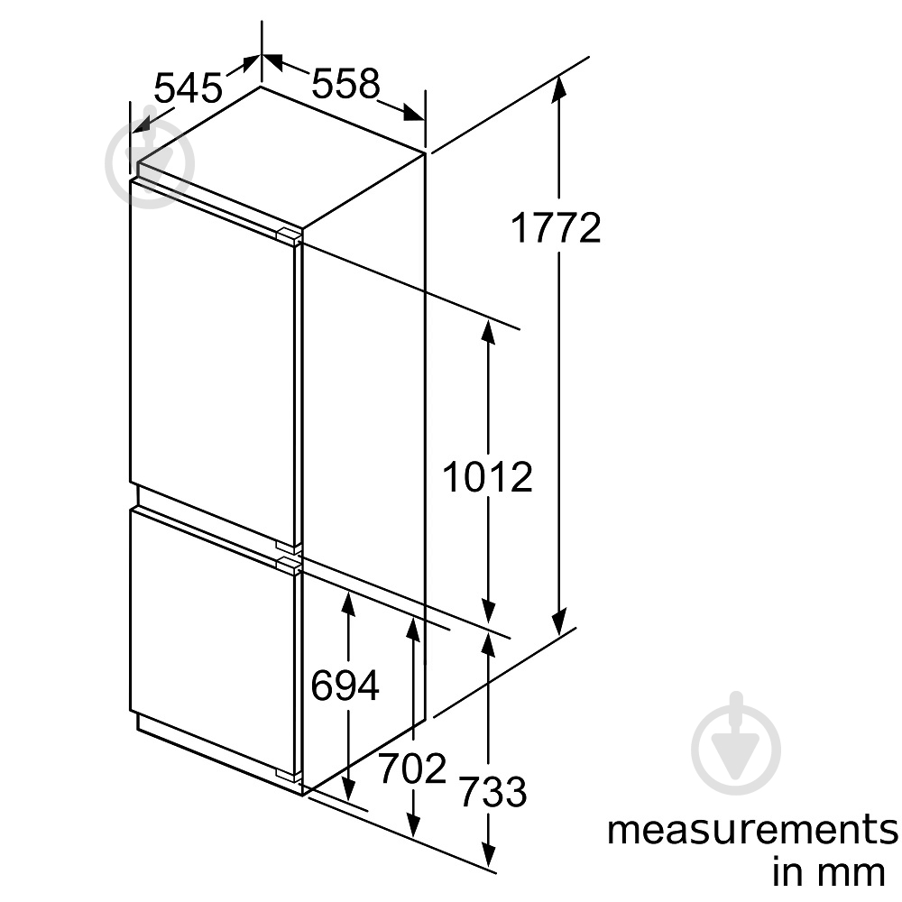 Встраиваемый холодильник Bosch KIS86AFE0 - фото 5