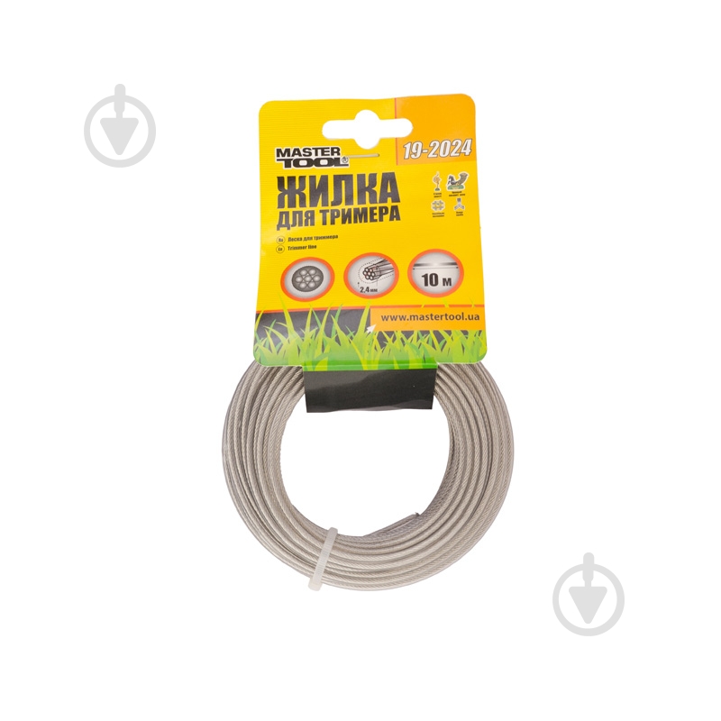 Жилка для триммера MasterTool 2,4 мм 10 м (19-2024) - фото 1 Жилка для триммера MasterTool 2,4 мм 10 м (19-2024) - фото 1