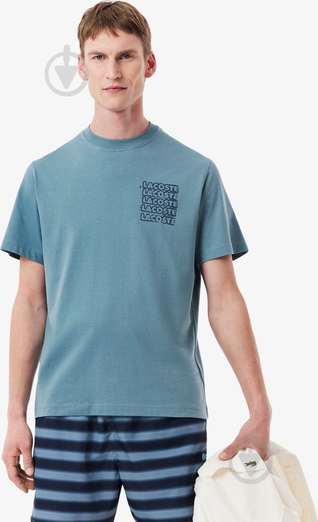 Футболка Lacoste TH0288-CUN р.р.4 синій - фото 3