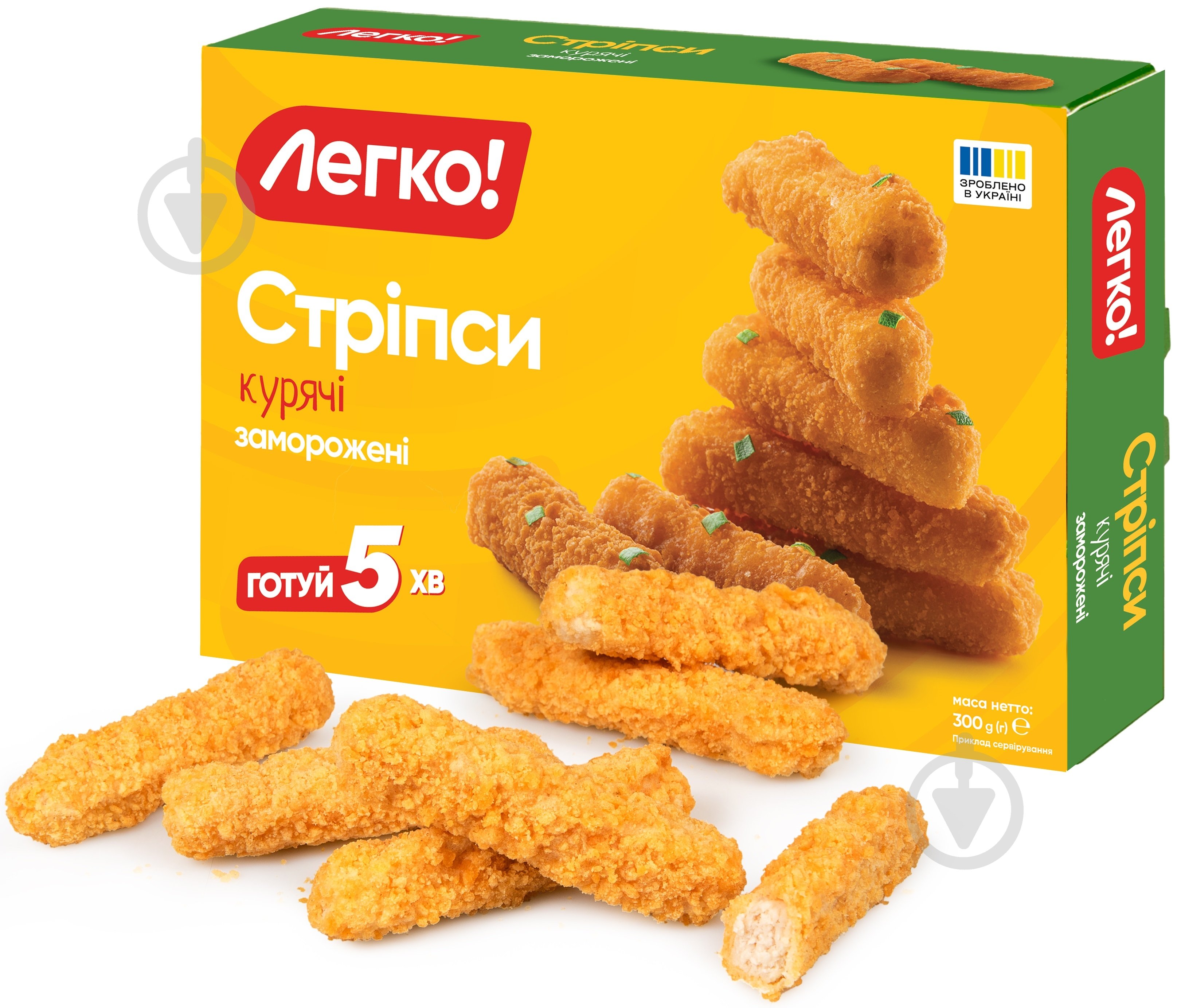 Стрипсы куриные ТМ Легко 300 г - фото 1