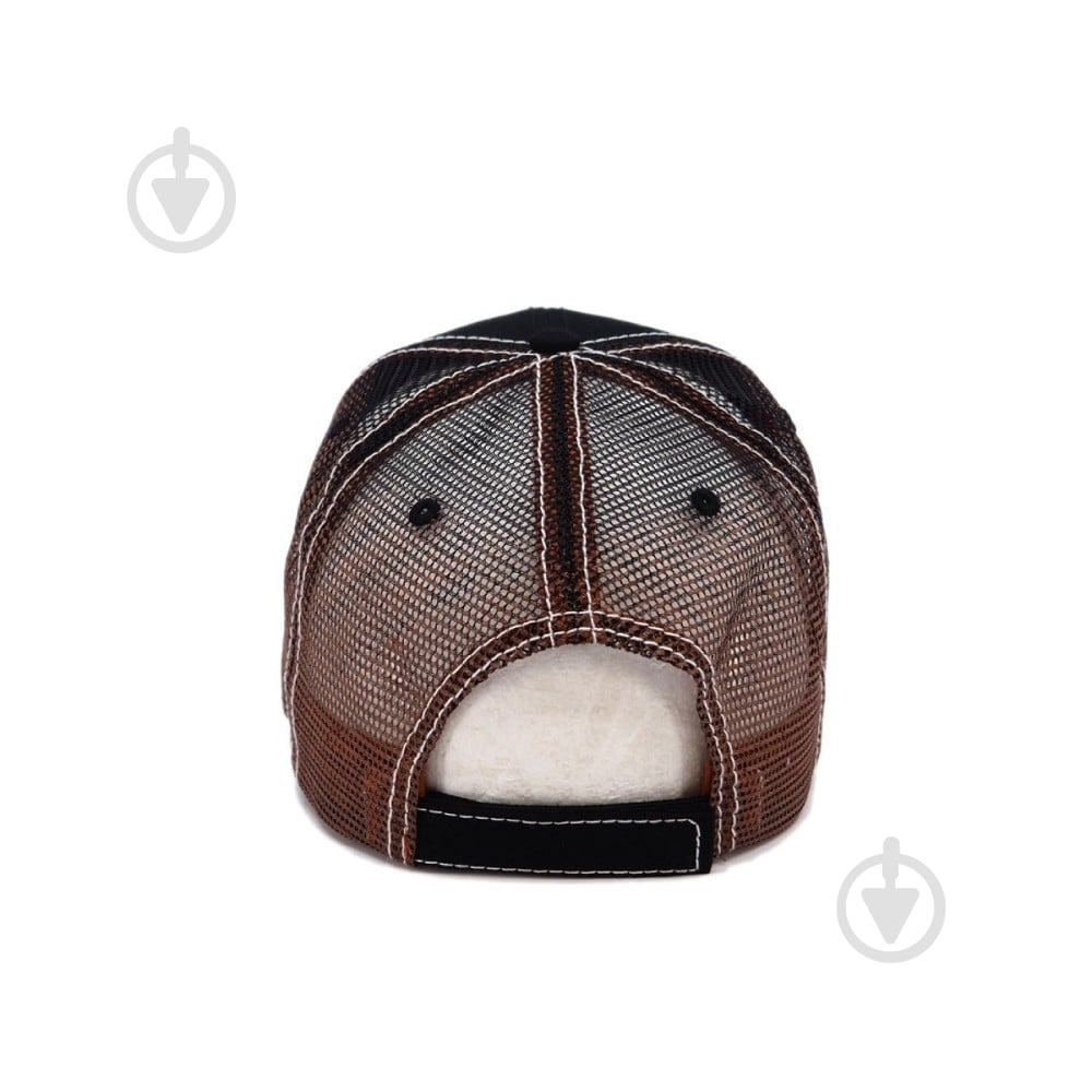 Кепка COFFEE contrasting mesh 4023-3 one size черный - фото 3