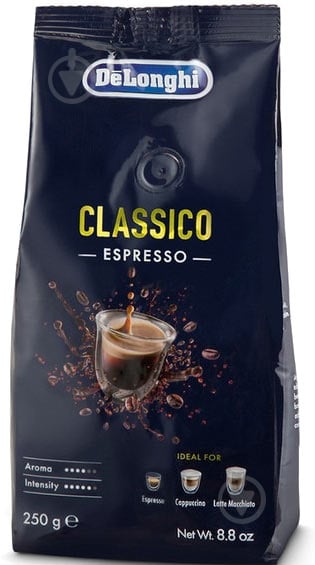Кофе в зернах Delonghi Classico Espresso 250 г - фото 1 Кофе в зернах Delonghi Classico Espresso 250 г - фото 1