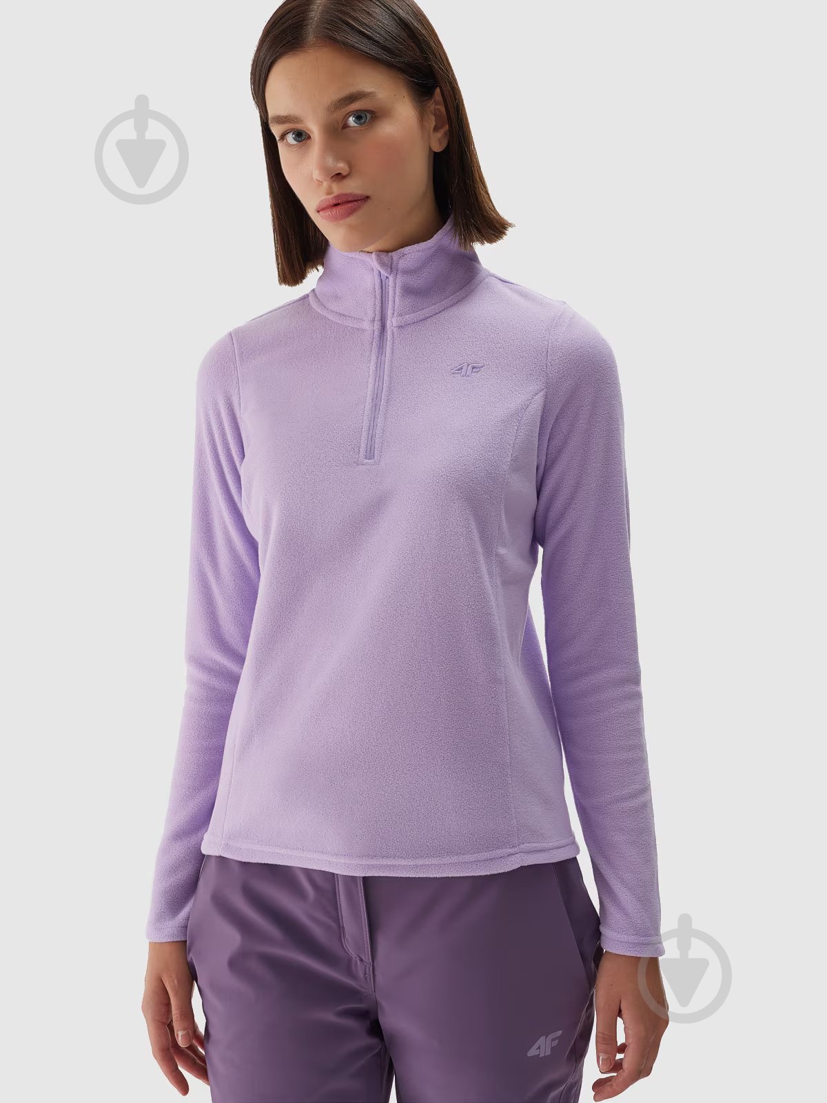 Джемпер 4F FLEECE UNDERWEAR F048 4FWAW24UFLEF048-52S р.S фіолетовий - фото 1