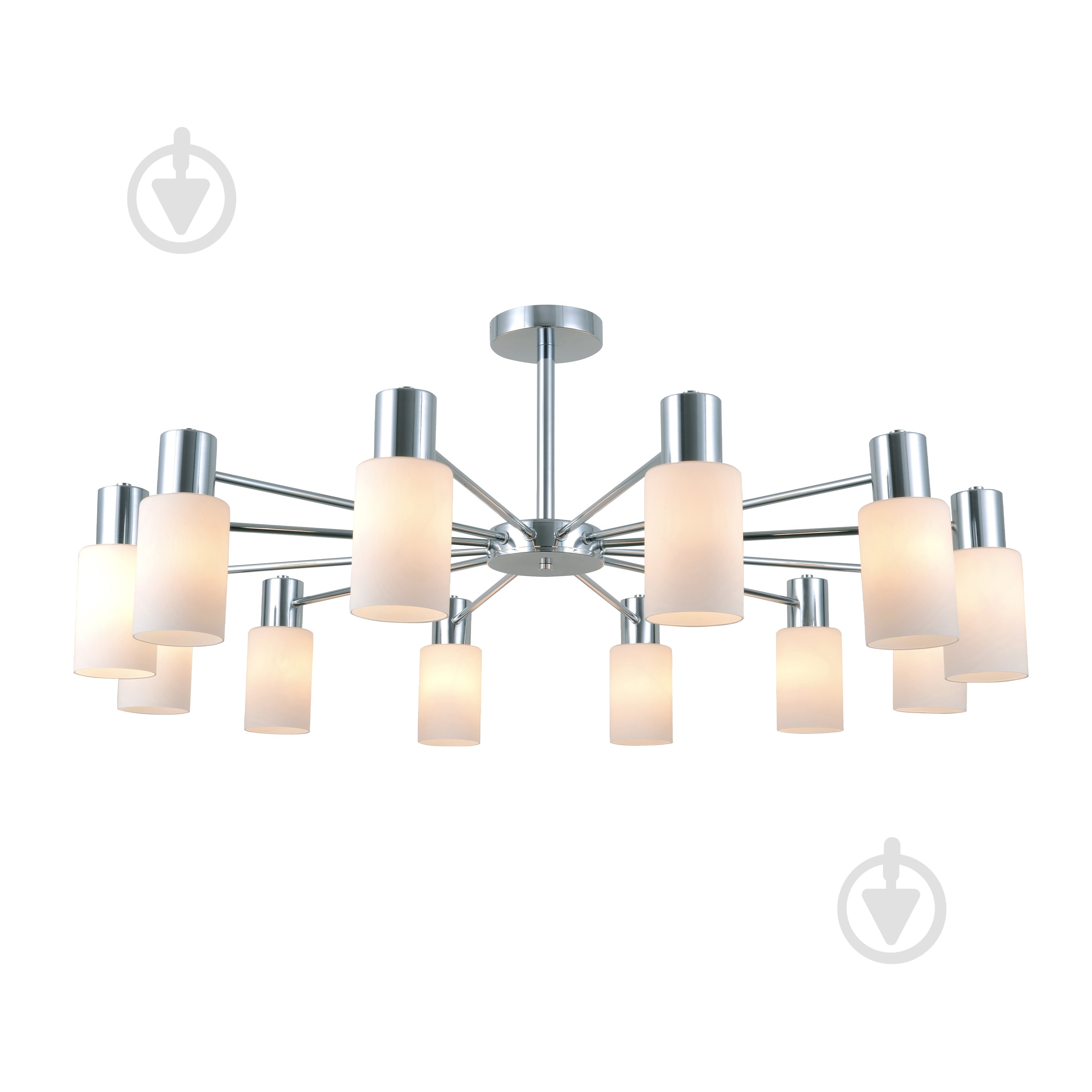 Люстра Miorro Estetica металл/стекло 12x40 Вт E14 хром 51-311-039 - фото 1