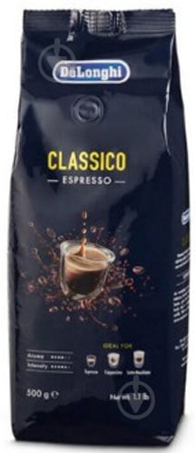 Кофе в зернах Delonghi Classico Espresso 500 г - фото 1