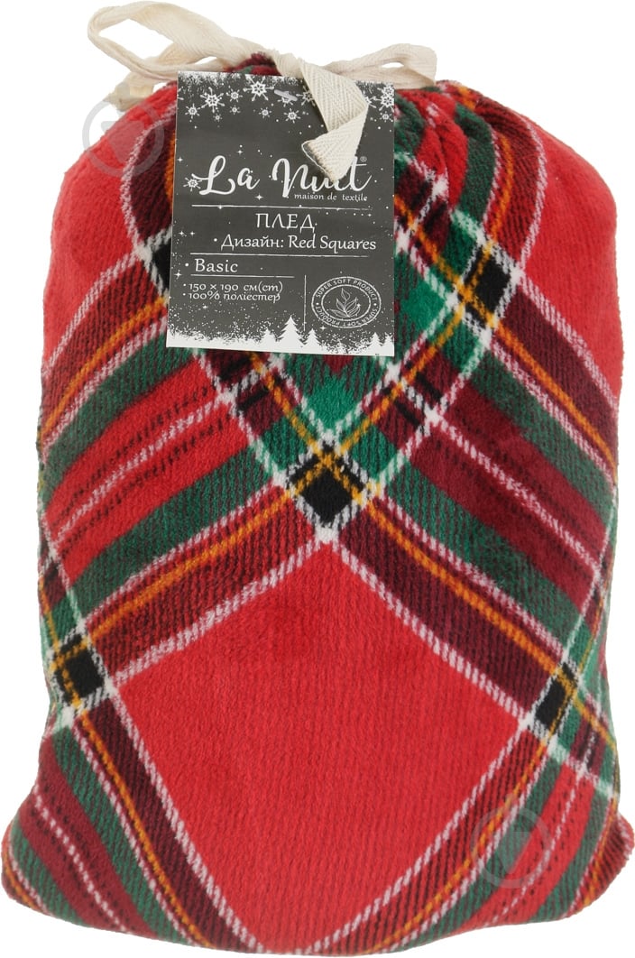 Плед Basic NY Red Squares 150x190 см в ассортименте La Nuit - фото 6