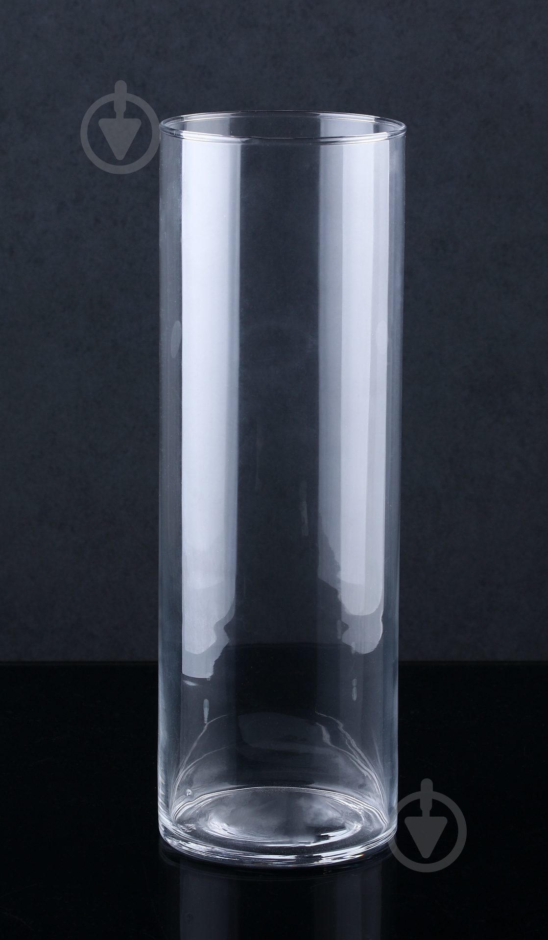 Ваза стеклянная Viola 31-108-050 30 см прозрачная - фото 1 Ваза стеклянная Viola 31-108-050 30 см прозрачная - фото 1