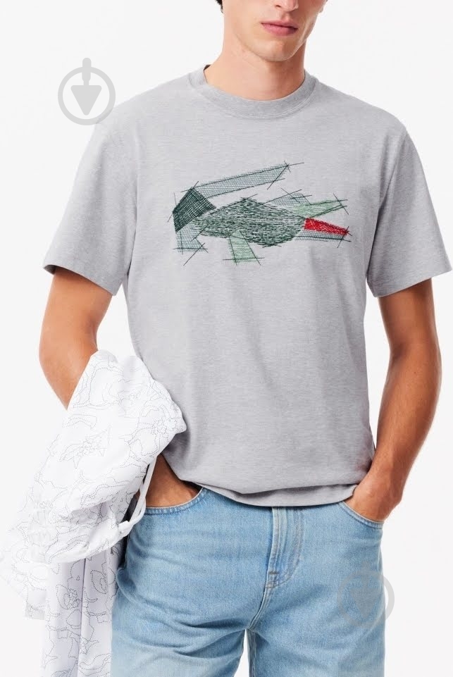 Футболка Lacoste TH3603-CCA р.р.4 серый - фото 4