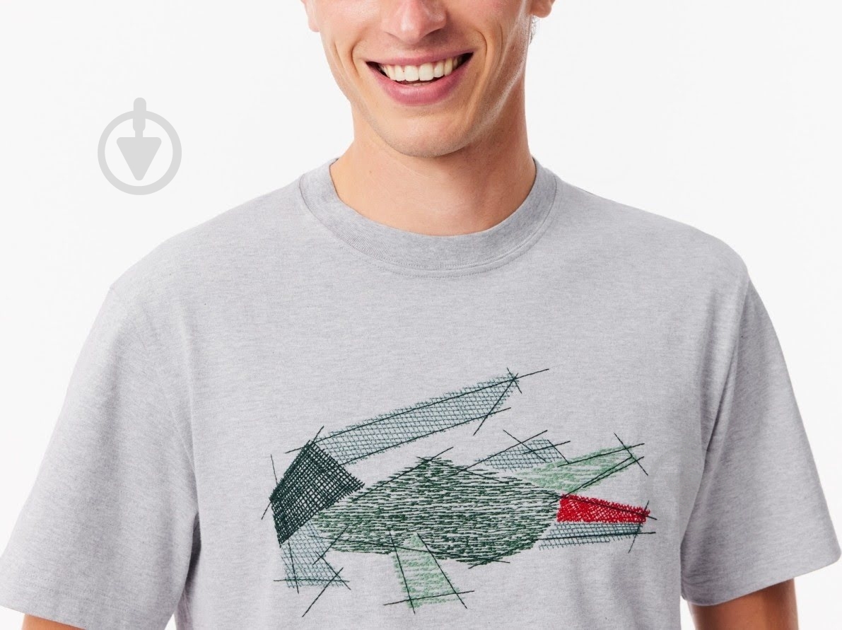 Футболка Lacoste TH3603-CCA р.р.4 серый - фото 6