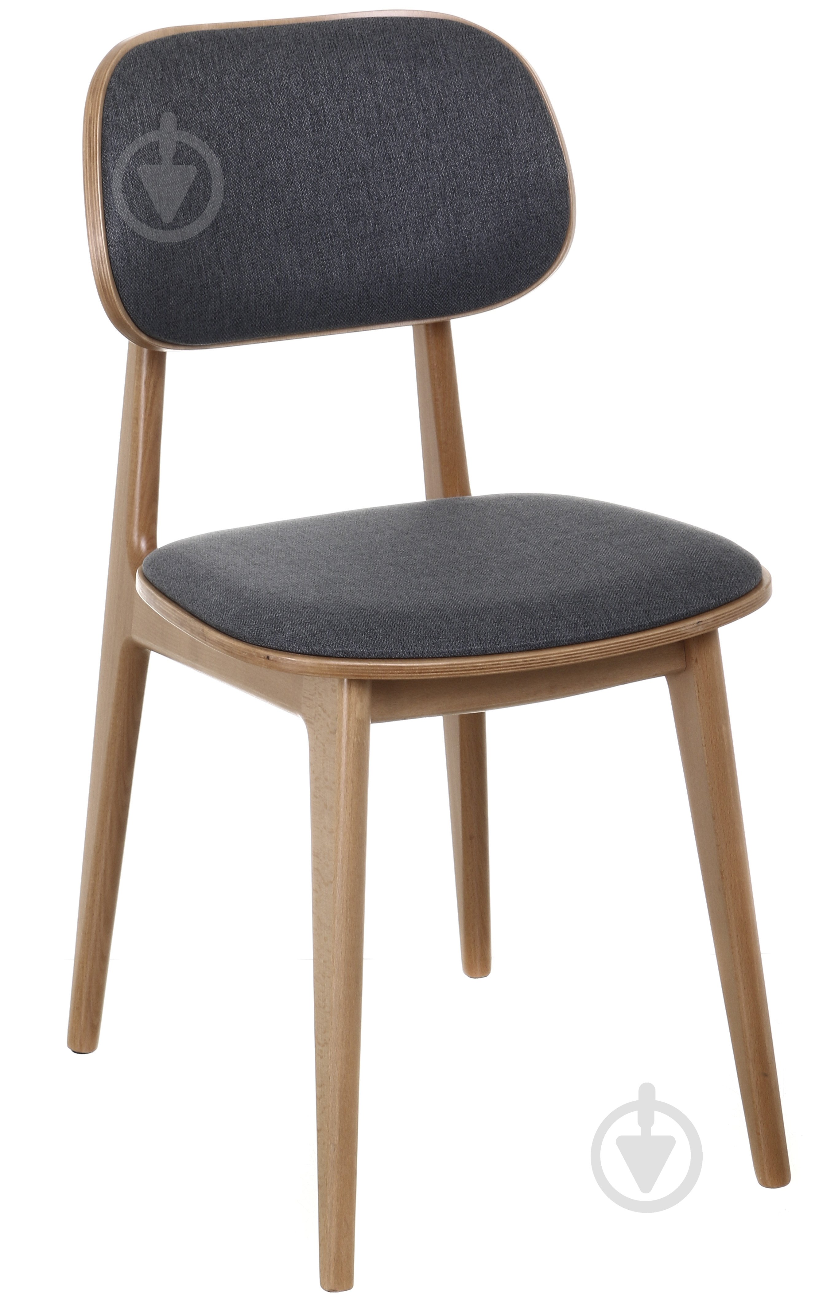 Стул Prestol Крис 490х420х 860 мм серый / дуб - фото 1