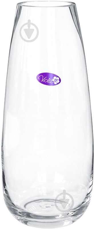 Ваза скляна Viola 31-108-053 29x12 см 29 см прозора - фото 2
