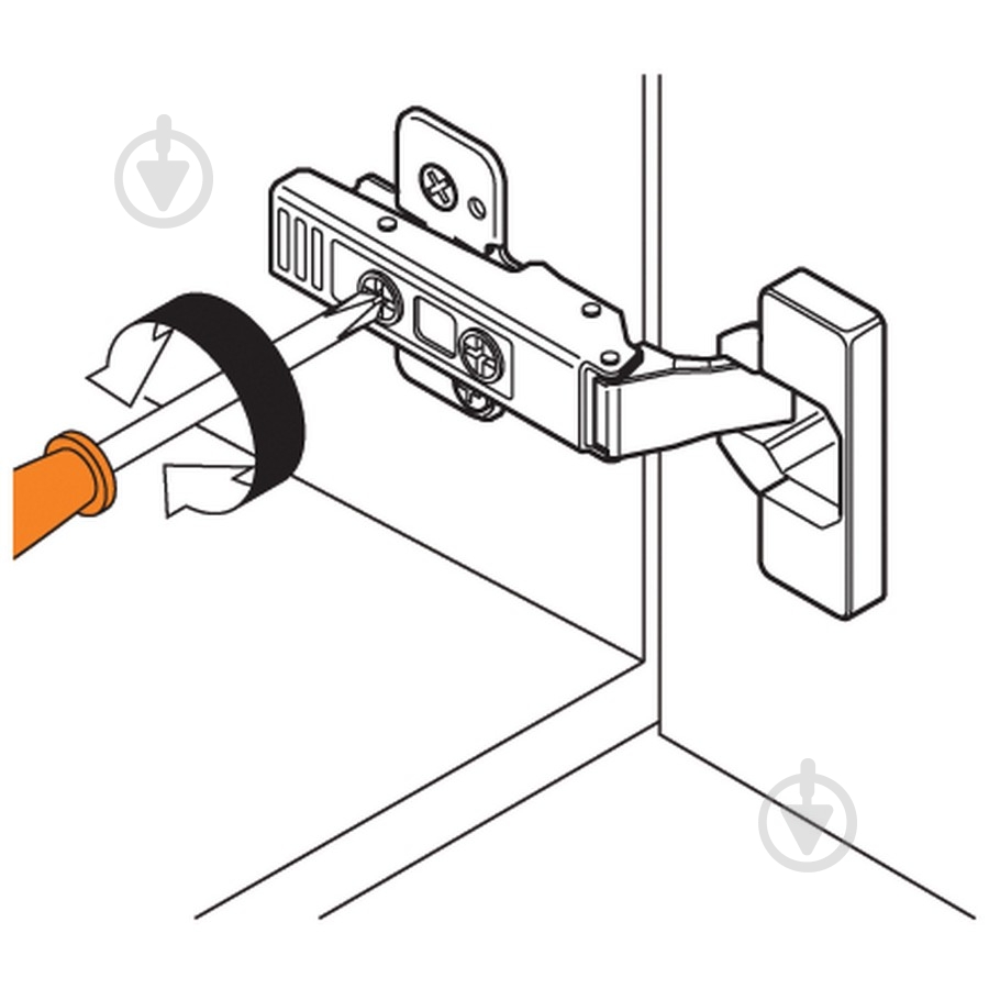Петля накладная Blum 110° CLIP top без пружини для TIP-ON без доводчика 70T3550.TL - фото 6