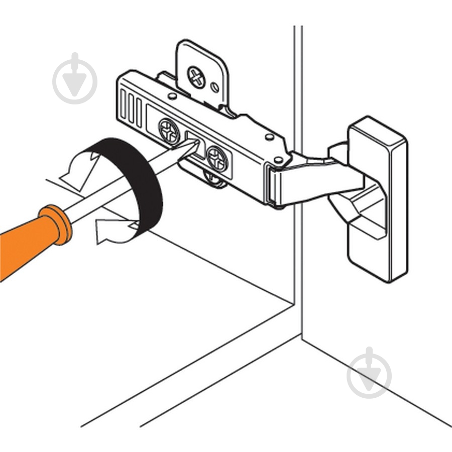 Петля накладная Blum 110° CLIP top без пружини для TIP-ON без доводчика 70T3550.TL - фото 7