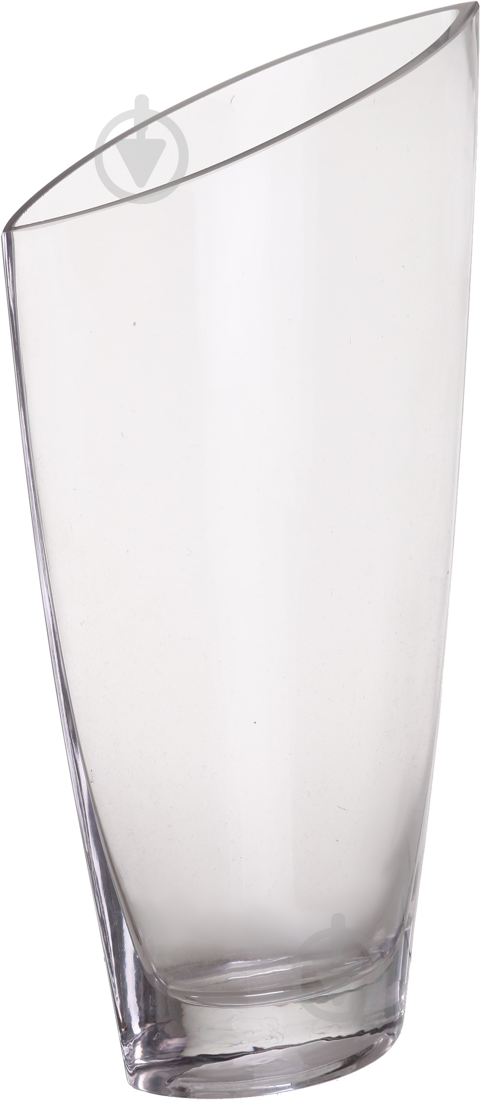 Ваза стеклянная Viola 31-108-042 30 см прозрачная - фото 1 Ваза стеклянная Viola 31-108-042 30 см прозрачная - фото 1