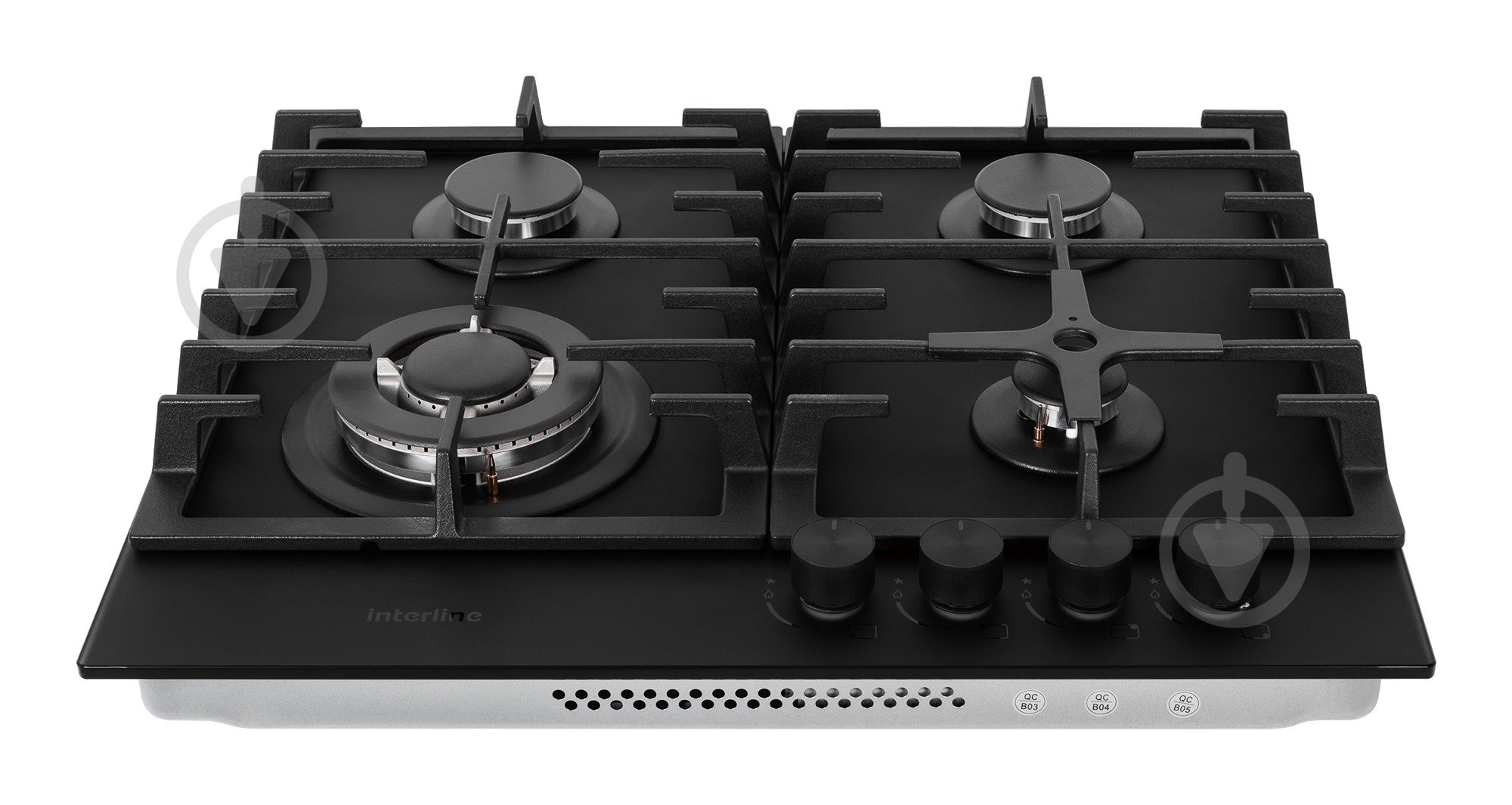 Варильна поверхня газова Interline HGG 964 FGT BH Nano Matte - фото 8