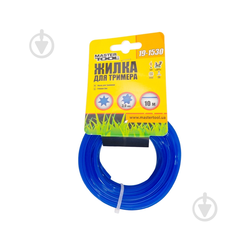 Жилка для триммера MasterTool 3,0 мм 10 м (19-1530) - фото 1 Жилка для триммера MasterTool 3,0 мм 10 м (19-1530) - фото 1