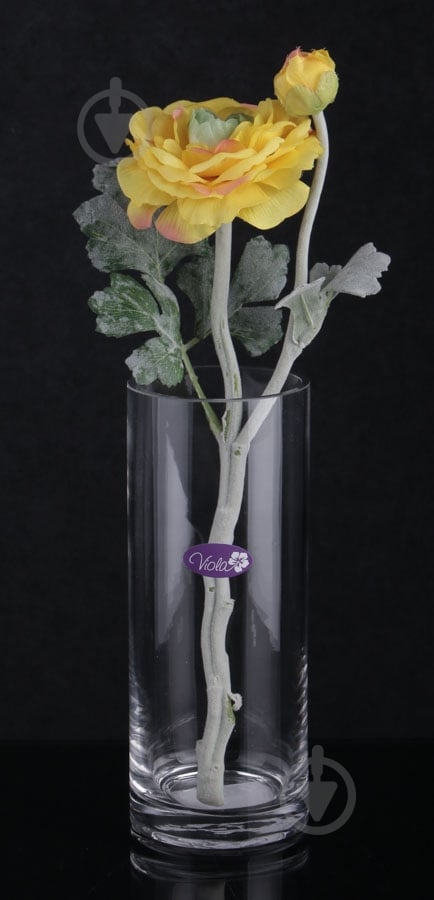 Ваза стеклянная Viola 31-108-047 8x20 см 20 см прозрачная - фото 3