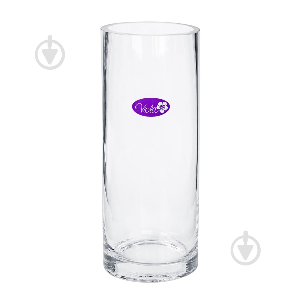 Ваза стеклянная Viola 31-108-047 8x20 см 20 см прозрачная - фото 1