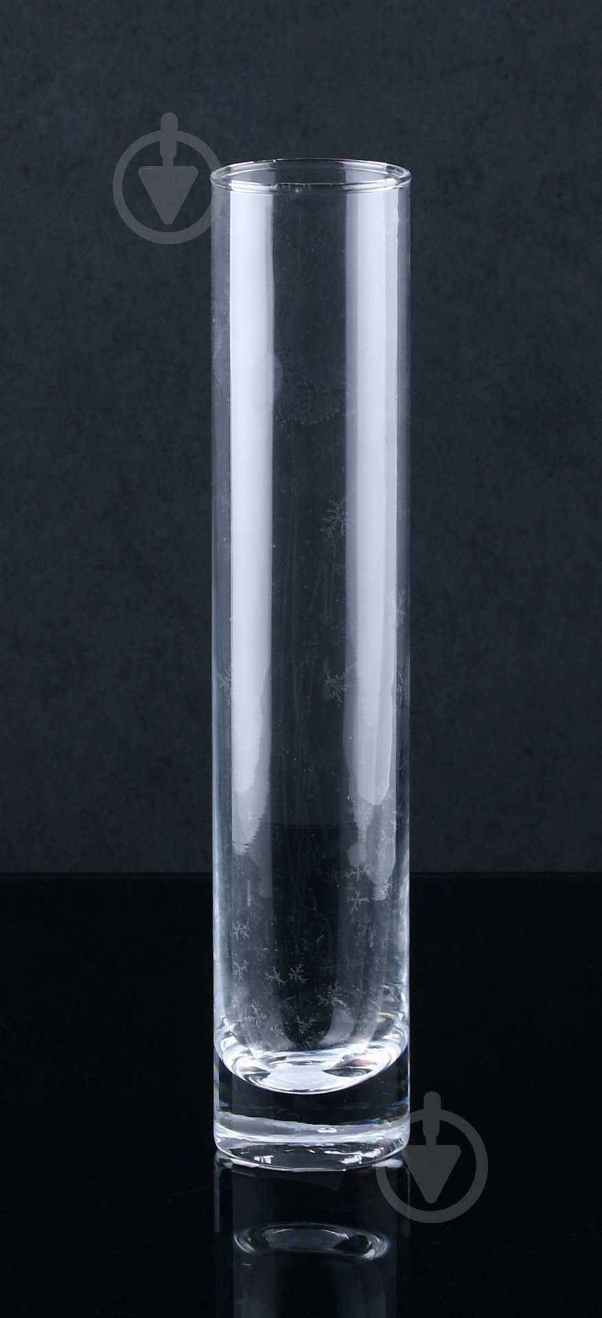 Ваза стеклянная Viola 31-108-049 25 см прозрачная - фото 1