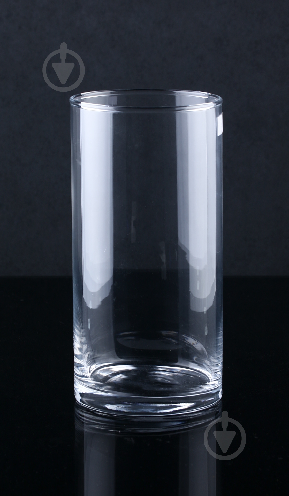 Ваза стеклянная 20х10 20 см прозрачная - фото 2