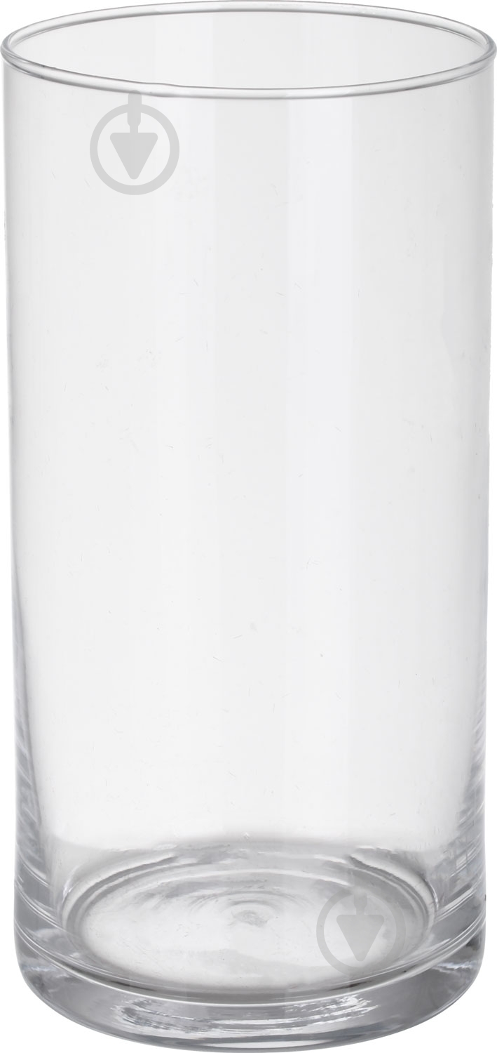 Ваза стеклянная 20х10 20 см прозрачная - фото 1