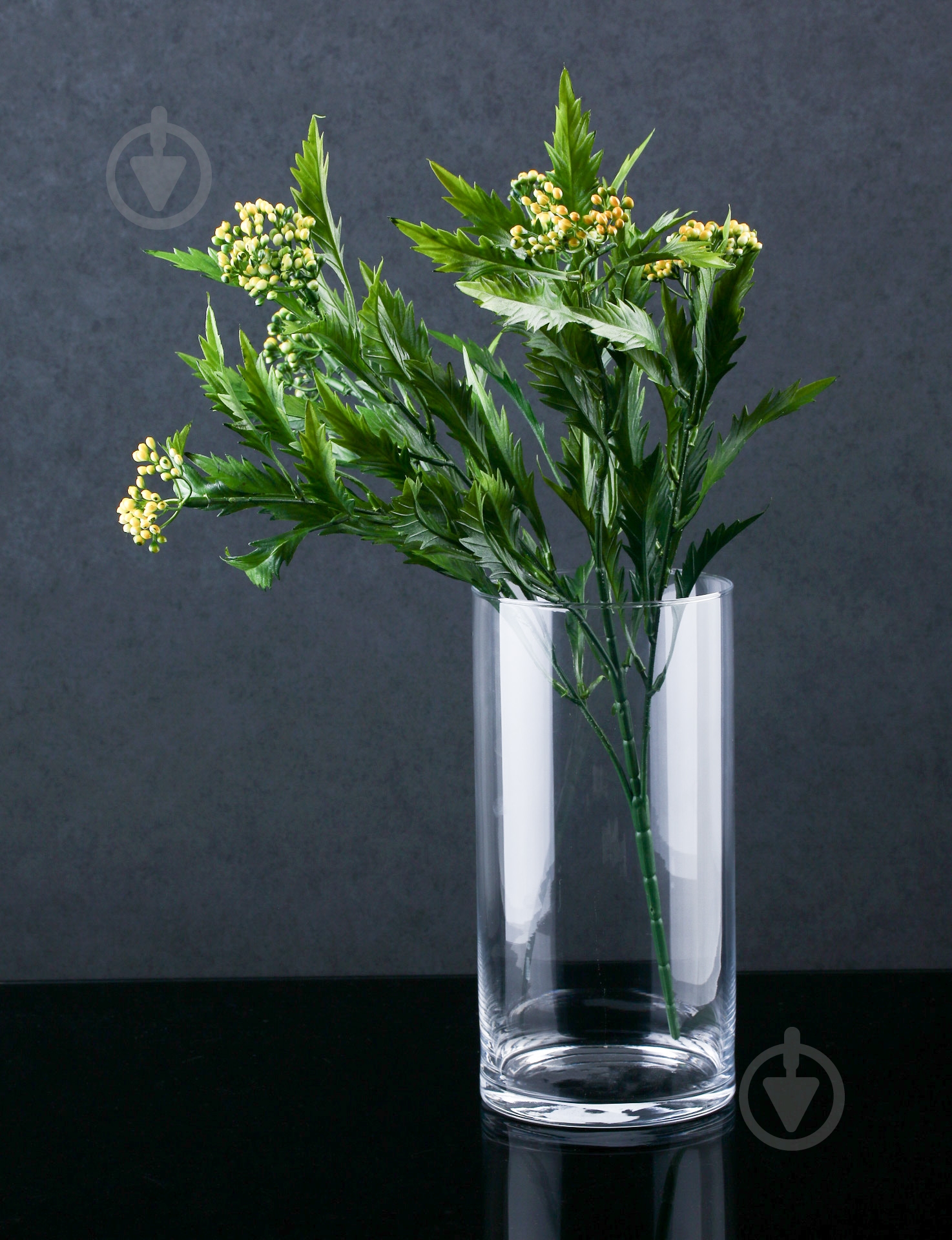 Ваза стеклянная Wrzesniak Glassworks 25х12,5 25 см прозрачная - фото 2