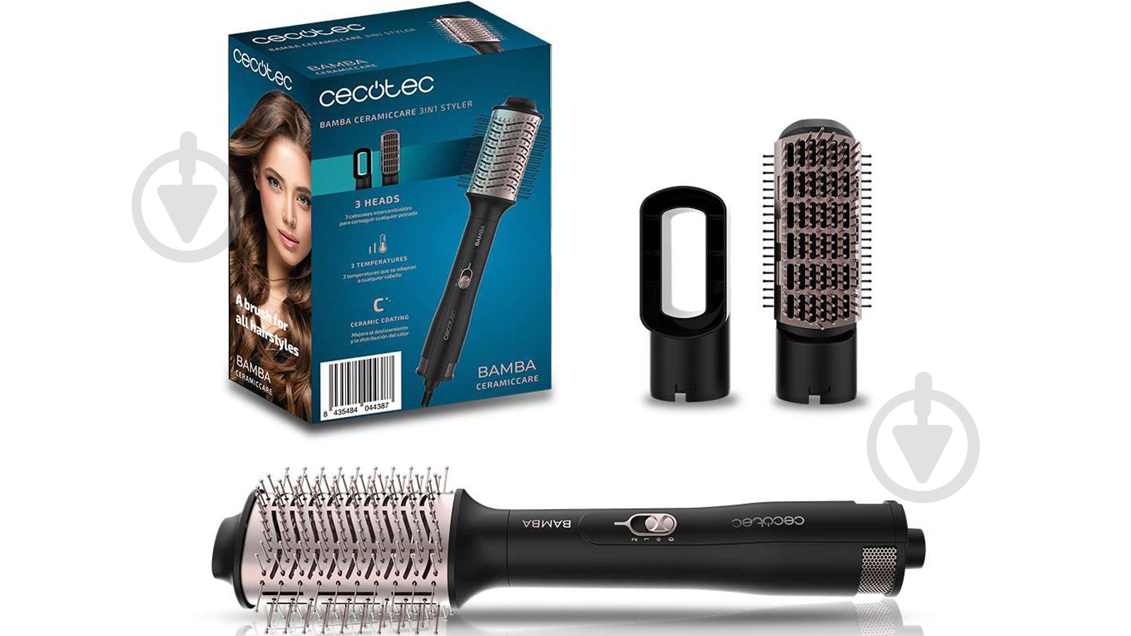 Фен-щетка CECOTEC CeramicCare 3 in 1 Styler (CCTC-04438) - фото 1