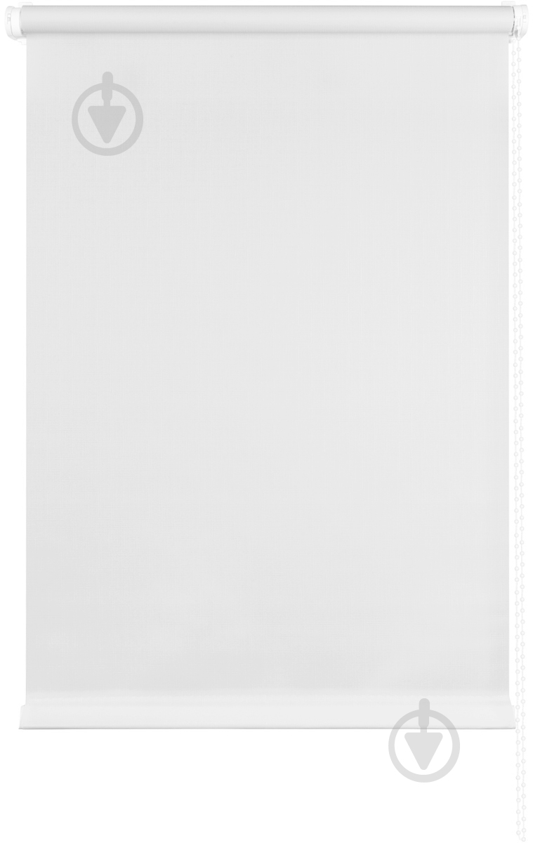 Ролета міні Delfa Льон 52x160 см біла - фото 1