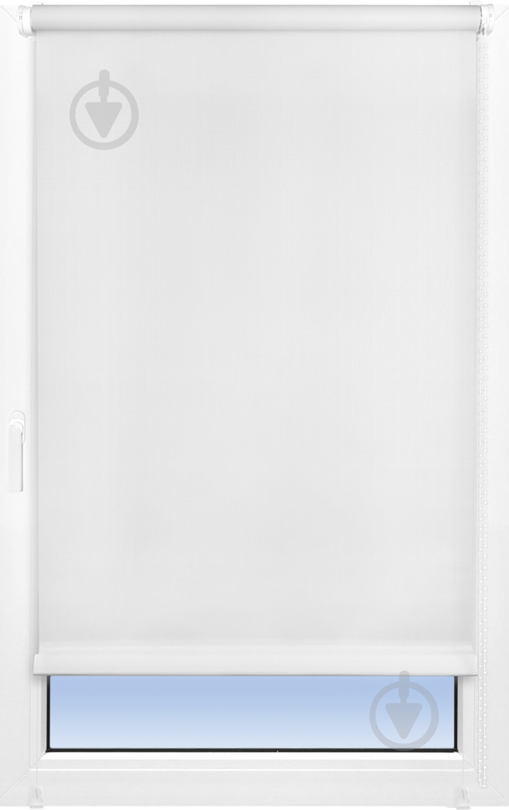 Ролета міні Delfa Льон 52x160 см біла - фото 2