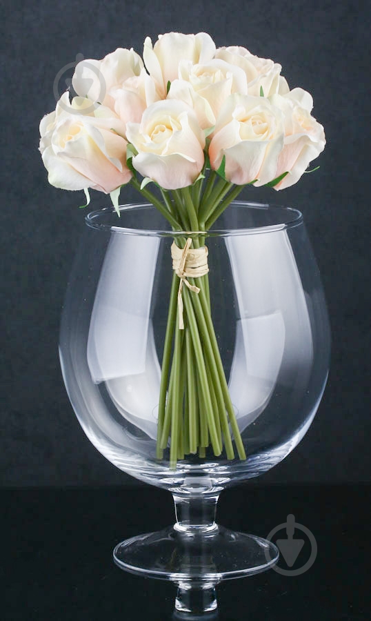 Ваза стеклянная коньячка 24 см 24 см прозрачная - фото 2 Ваза стеклянная коньячка 24 см 24 см прозрачная - фото 2