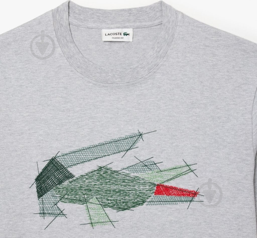 Футболка Lacoste TH3603-CCA р.р.5 серый - фото 2