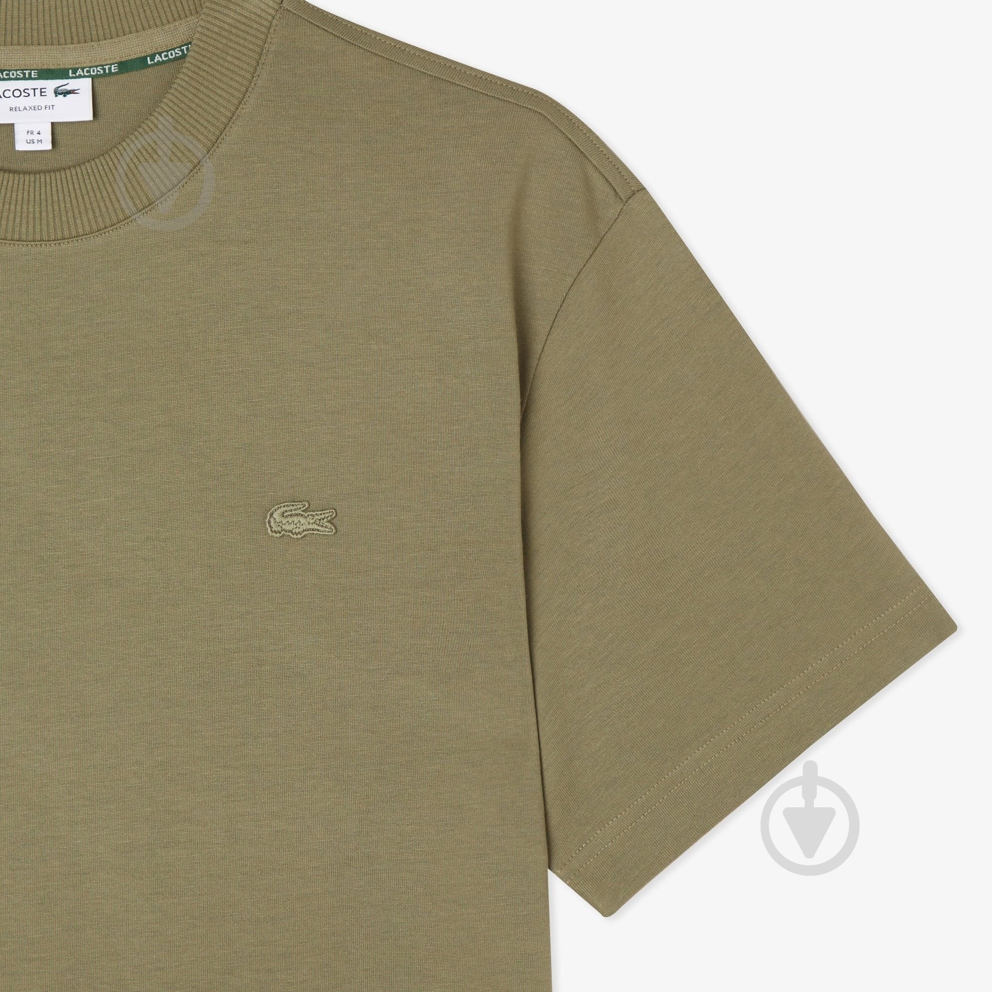Футболка Lacoste TH0541-BMY р.р.5 хаки - фото 4